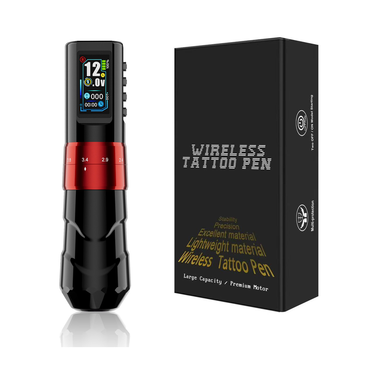 Tuffking juego de equipo de tatuaje P11 lápiz de tatuaje máquina todo en uno taza hueca inalámbrica lápiz motor línea de corte niebla image 6