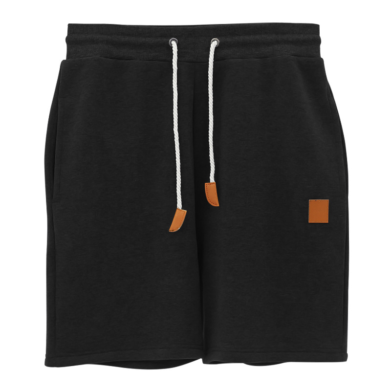 Été nouveau cordon lâche brossé peau amicale européenne décontracté sport hommes shorts tendance_voghion.com