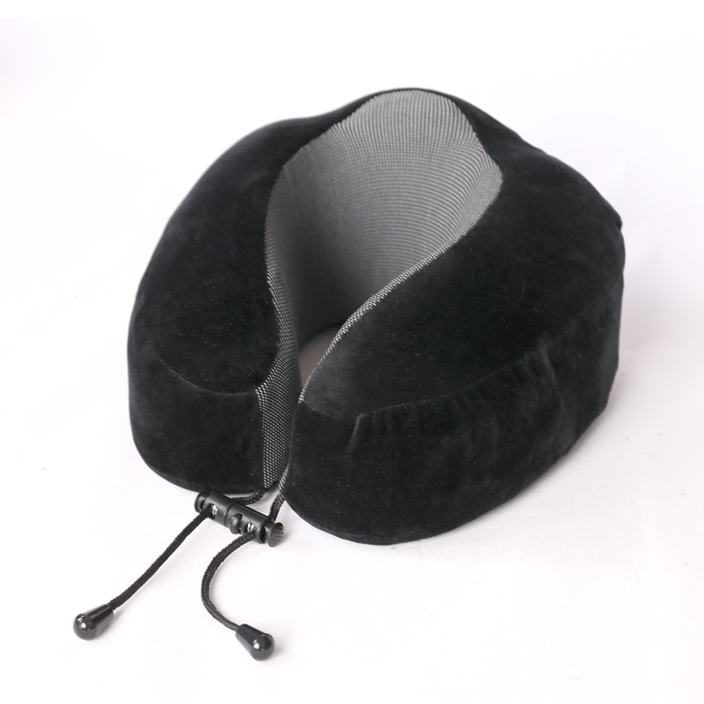 Nueva espuma de memoria de almacenamiento transfronteriza almohada en forma de U almohada de viaje de avión almohada de cuello portátil almohada de almuerzo de oficina