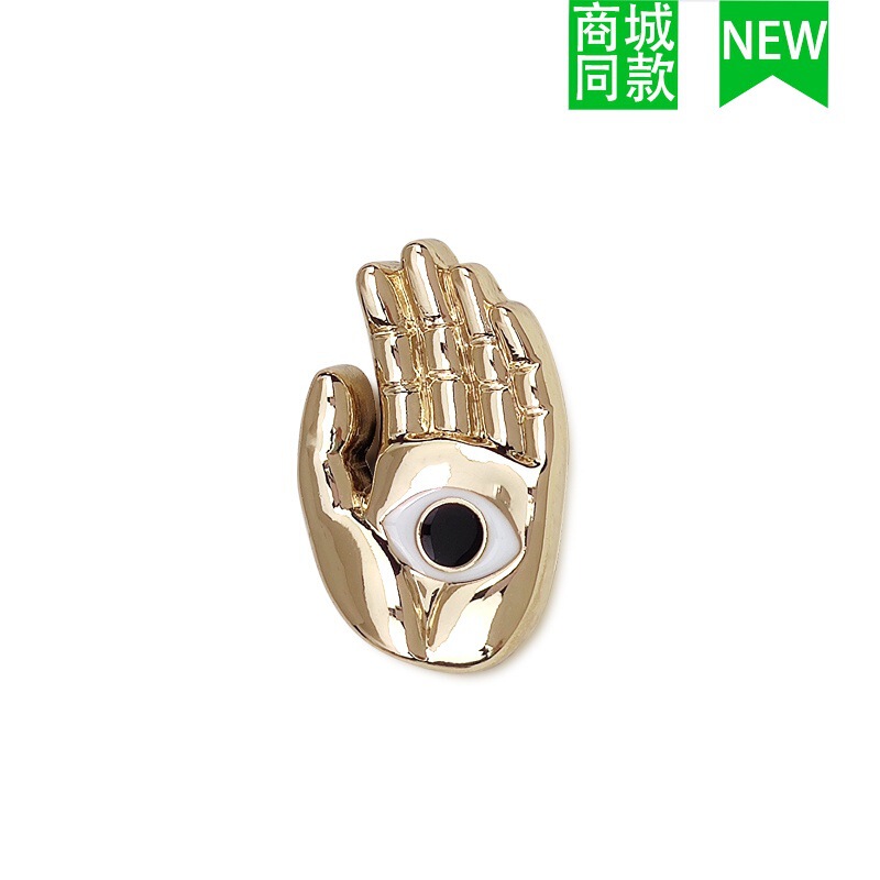 クロスボーダー卸売新しいクロックスアクセサリー靴バックル金属レターチェーン適応クロス靴花 DIY アクセサリー|undefined