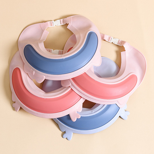 Baby shampoo cap, children's shampoo artifact, waterproof ear protection silicone shower cap, baby bath hat, child shampoo cap
