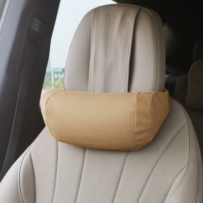 Headrest Headrest, In-Car Neck Pillow - perforated-saddle-brown-headrest