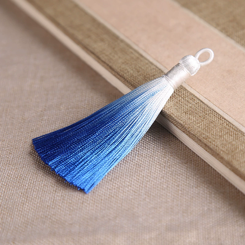 Accessory with tassels, pendant, 8cm, gradient, Chinese style