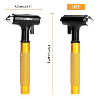 Qəza çəkici tool, car-mounted aluminum alloy fire