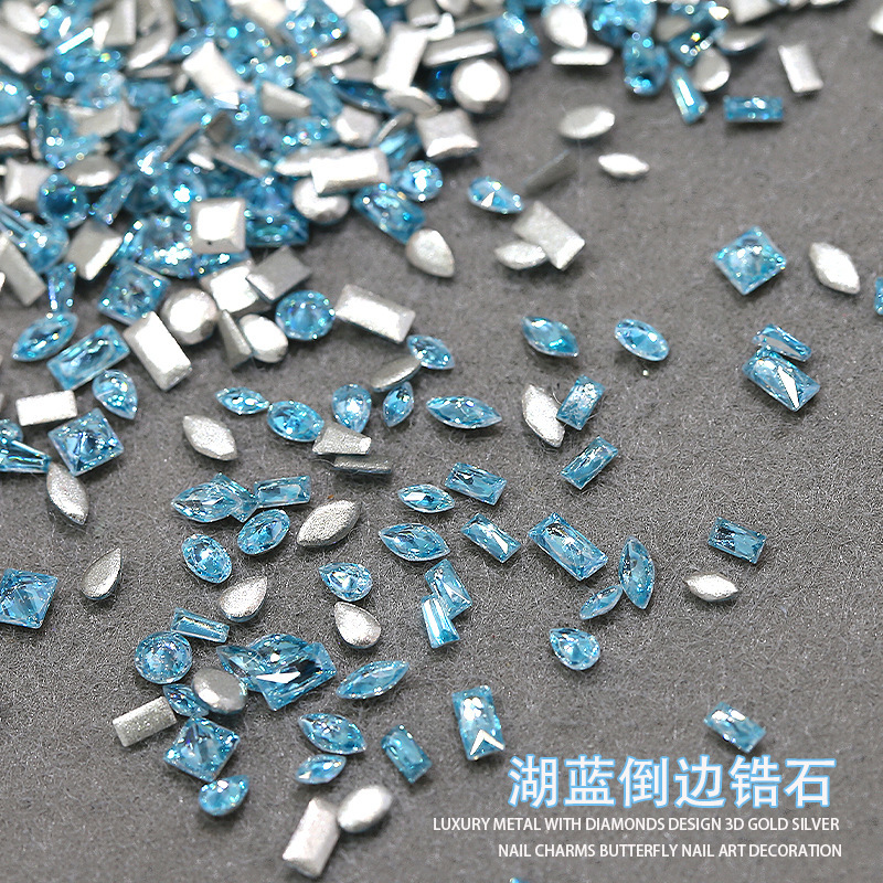 Lake Blue Sparkling Nail Zircon Mini Small Flat-Back Rhinestones Nail Art Decorations Horse Eye Water Drop Rhinestones Wholesale Lake Blue Sparkling Nail Zircon Mini Small Flat-Back Rhinestones Nail Art Decorations Horse Eye Water Drop Rhinestones Wholesale