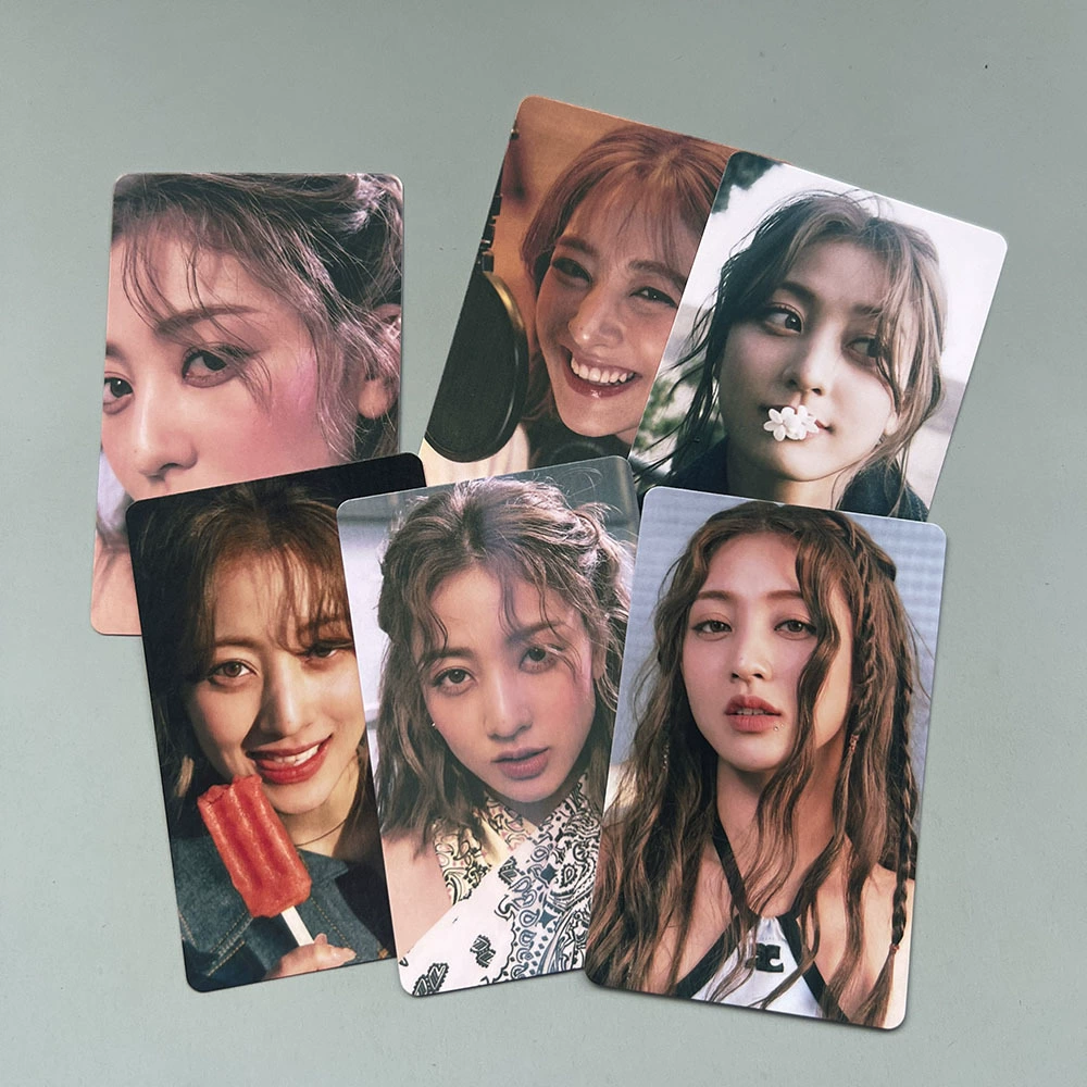 TWICE JIHYO СОЛО альбом периферия случайная карта зона случайная карта открытка почтальон Парк Чжисяо