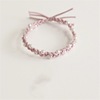 Hair rope from pearl with pigtail with bow, elegant case, simple and elegant design, internet celebrity