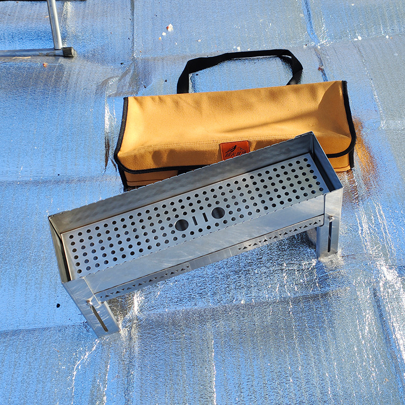 户外便携折叠烧烤炉304加厚不锈钢耐高温家用烧烤架露营烤串工具