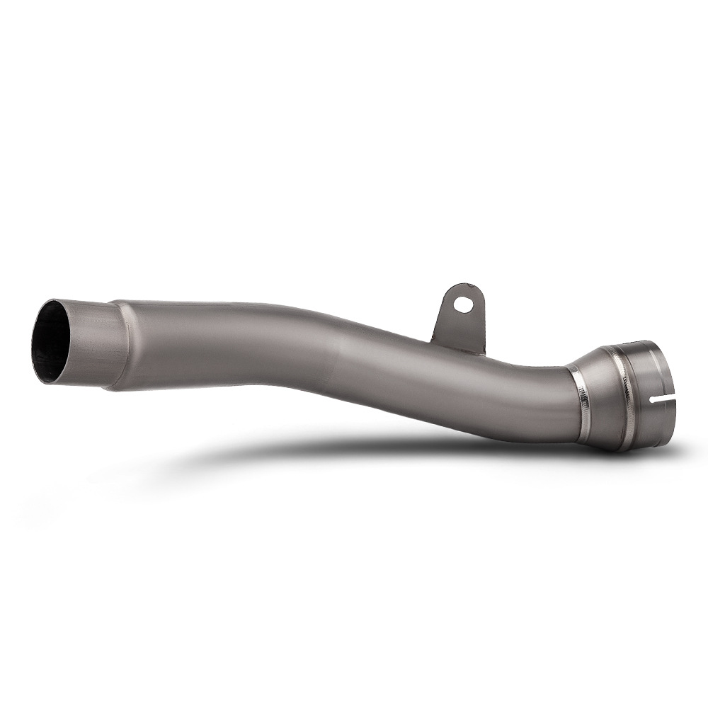 Motorcycle Exhaust Pipe Modification Zx10R Titanium Alloy Middle Section Connects to Original Rear Section 2021-2024