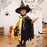 (Трансграничная торговля), детский плащ, шапка, комплект, xэллоуин