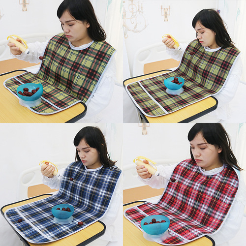 Bibs for the elderly, bibs for adults, water-proof dining pockets for adults, bibs for the elderly, curtain skirts, mouth towels
