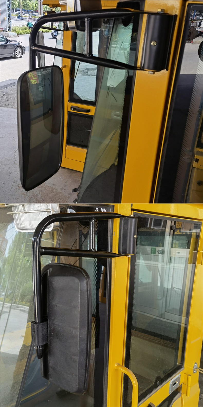 Loader Reflector, Forklift Reversing Mirror, Engineering Vehicle, Tractor, Truck, Jac Rearview Mirror, Large Field of View, Others