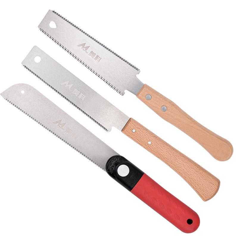 Meike kindergarten carpintería diente fino carpintería Sierra carpintero especial espiga y mortaja Sierra artesanal cuchillo profesional rápido