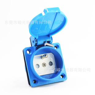 Waterproof IP44 French socket regulations wiring socket South Korea assembly wiring plug CE16A waterproof cover 221s