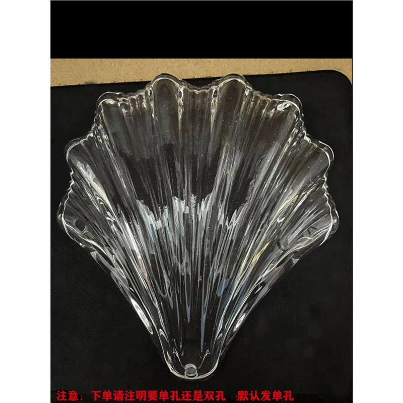 Хрустальная люстра, потолочный светильник, стеклянные аксессуары, большая ракушка, стеклянная деталь, прозрачная матовая крышка лампы, детали