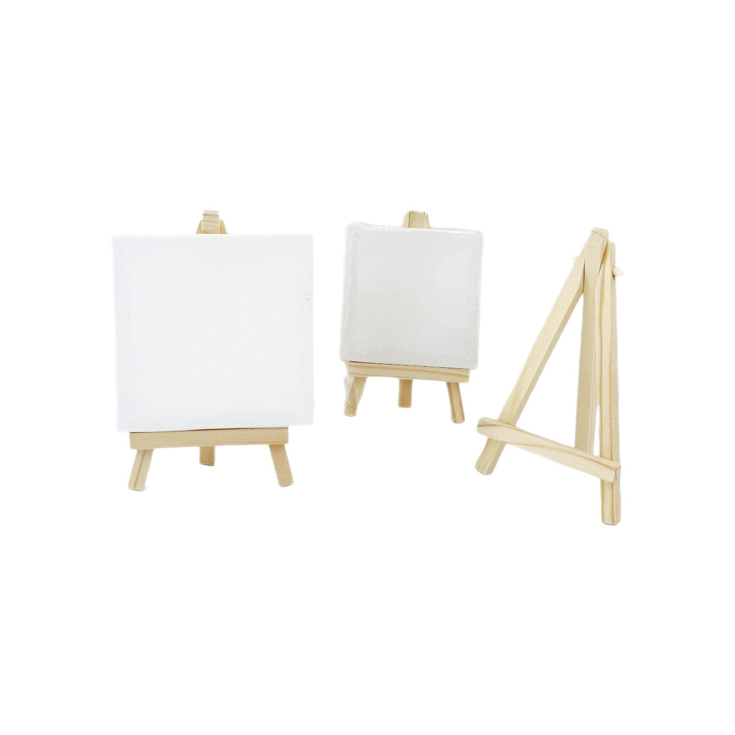 Soporte de escritorio Mini jardín de infantes Soporte de exhibición de decoración pequeña Soporte de escritorio de madera Soporte de tablero de dibujo para niños