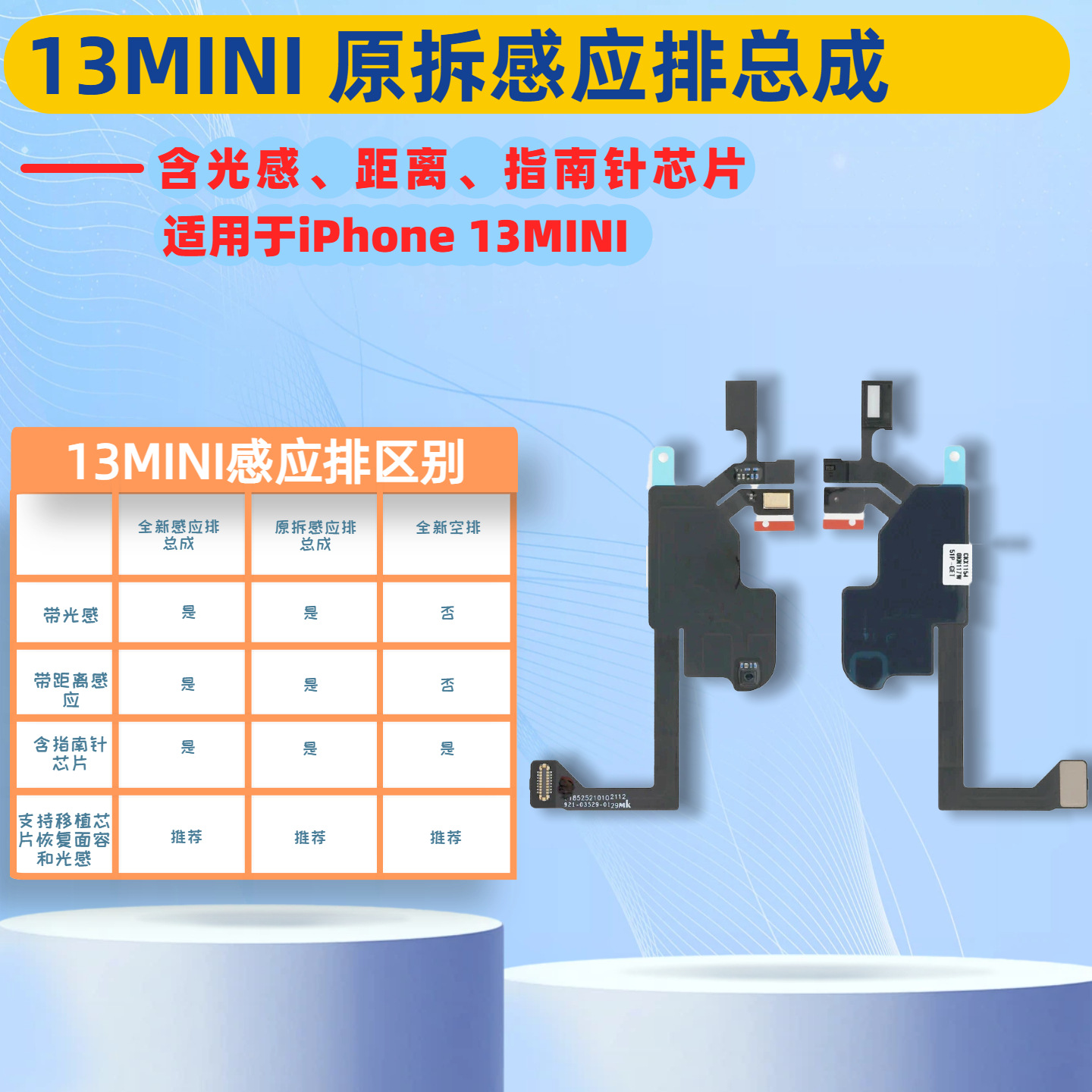 Cable de inducción de auricular, cable de inducción de inundación, cable de inducción de distancia para iPhone