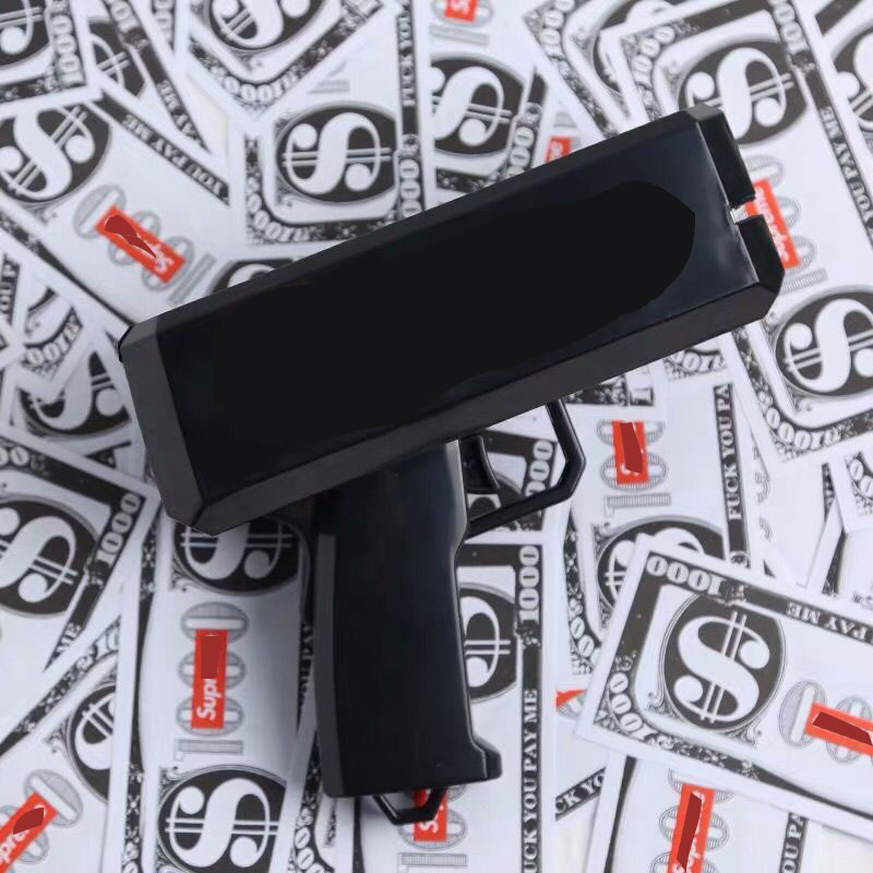 Cross-border electric money-spraying gun, new and peculiar banknote money-spraying US dollar gun, Money Gun, money-spraying toy gun