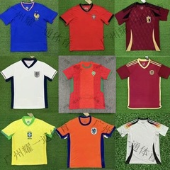 24/25 ユーロカップ フランス代表 イタリア代表 イングランド代表 スペイン代表 ブラジル代表 サッカーユニフォーム クロスボーダー