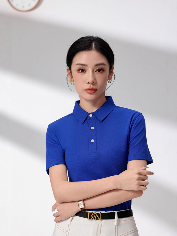 凉感无痕索罗娜抗菌高端工作服POLO衫印logo短袖翻领t恤工衣|undefined