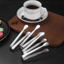 不锈钢茶夹咖啡糖夹点心夹冰糖方糖夹小号烧烤零食食品夹菜夹子