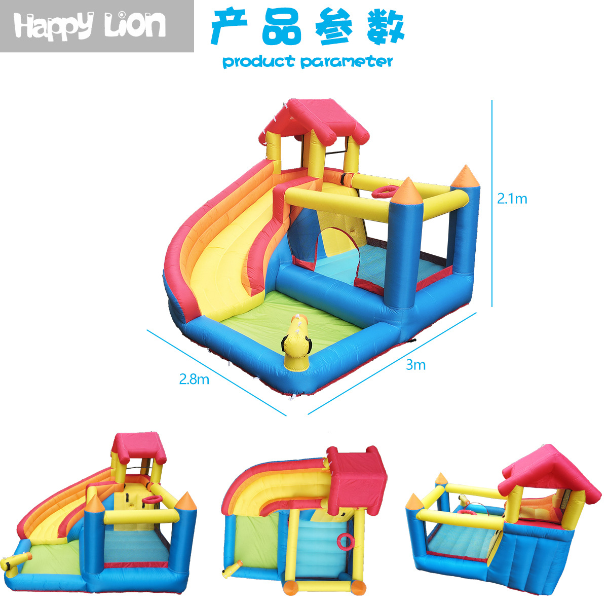 Castillo inflable para niños pequeños castillo inflable para niños nuevo castillo inflable para niños pequeño hogar Bounce