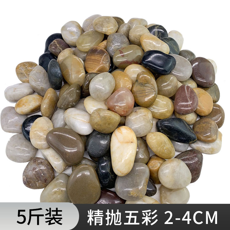 [5kg 팩] 파인 던지기 다채로운 자갈 2-4cm