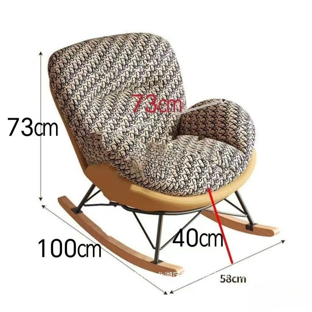 Fábrica directa mariposa mecedora dormitorio adulto sillón relajado sofá sillón relajado casero balcón mecedora