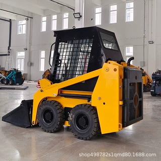 Mini Skid Steer Loader Multi-Function Small Wheel Crawler Lo