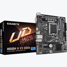 技嘉H610M-H DDR4 V3台式机电脑主板超耐久适用12/13代CPU1700针