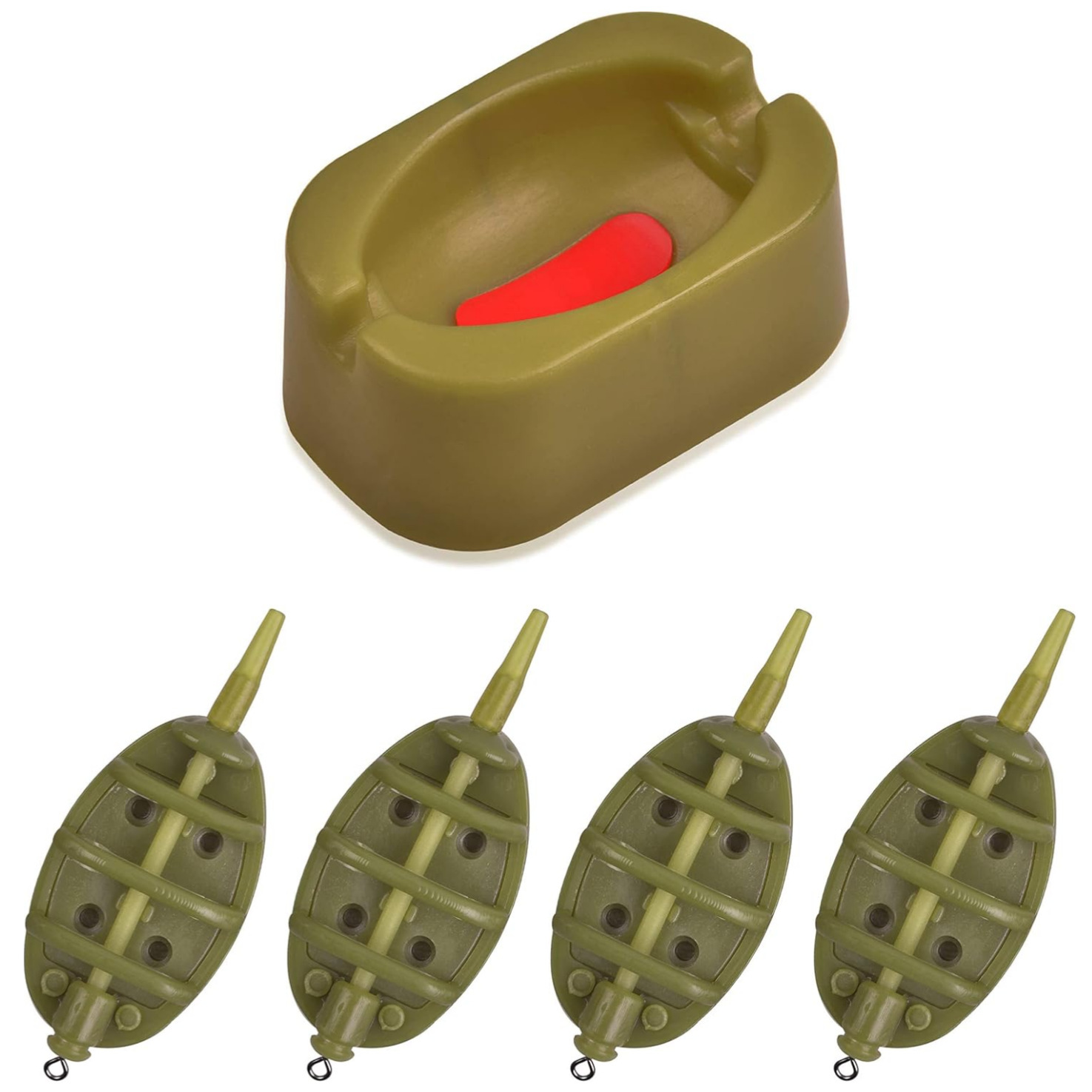 Cross-Border Rising Star European-Style Fishing Series Plastic-Coated European-Style Bait Holder, Nest Maker, Bait Tool and Bait