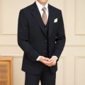Dark navy suit with trousers