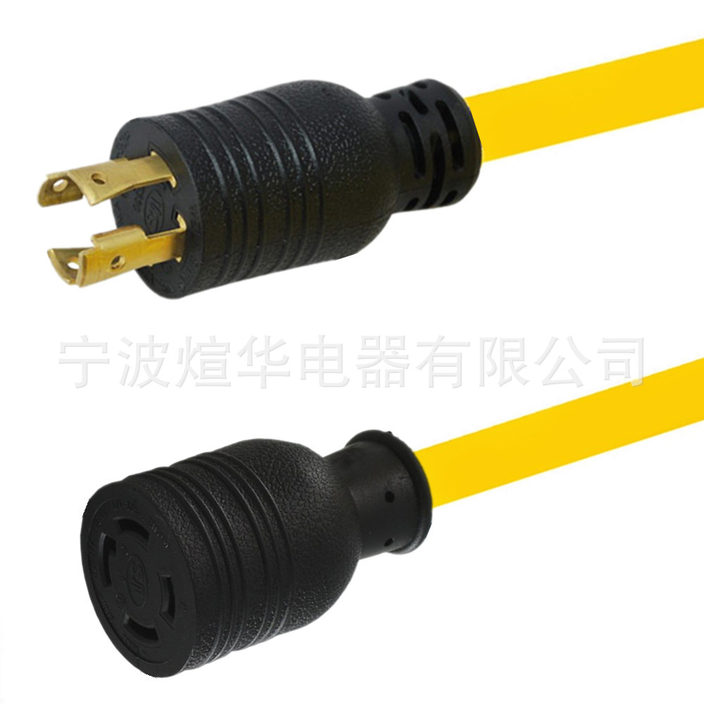 厂家供应美国 认证电源线，延长线 橡胶线家用电线游艇专用连接线