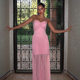 European and American style 2025 summer cross-border new fashion elegant sleeveless tube top mesh stitching waist dress