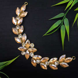 水钻爪链水晶钻链DIY手工烧焊电镀链条水钻输液样式服装饰品配饰