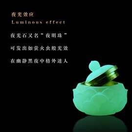 镂空夜光石香囊挂件配件diy饰品手机链钥匙O扣螺旋口灯笼莲花配饰