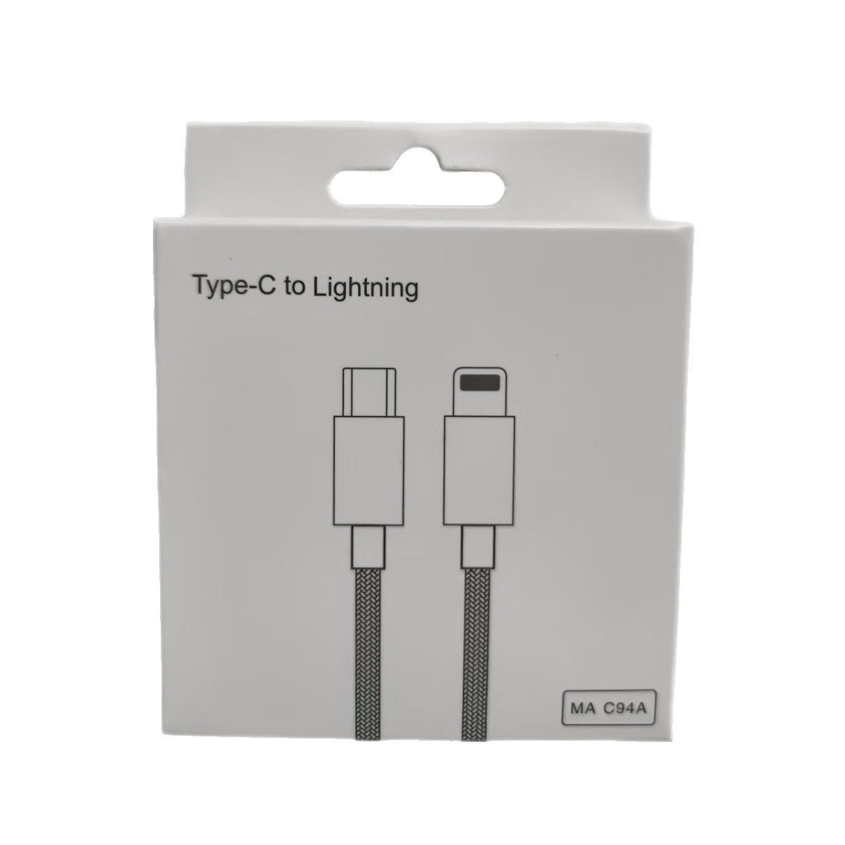 Cable de datos trenzado tipo-c para iPhone Apple 6 - 14 Series Huawei Android Fast Charging PD