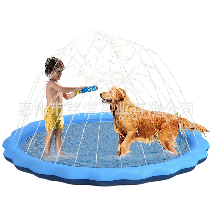 Амазонка горячий питомец Брызга воды коврик бассейн складной бассейн собака Открытый Водные Игрушки коврик для домашних животных