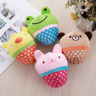Pet supplies dog cute sound plush toys super soft fabric cleaning teeth molars factory direct cat toys