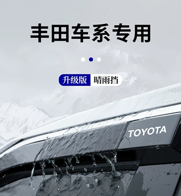 Toyota RAV4, Highlander, Wildlander, Corolla, Camry car window rain visors and rain guards