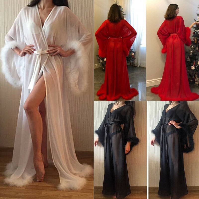 2025 Sexy and Charming Chiffon Velvet Sleeve Nightgown Lingerie Hotel Club Bar Nightdress Dress 2025 Sexy and Charming Chiffon Velvet Sleeve Nightgown Lingerie Hotel Club Bar Nightdress Dress