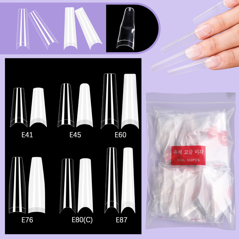 Nail Art XXL Cowboy Nails Max Flat French Fake Nails 600 Pieces Cross-Border Wholesale Cross-Border Hot Sale Nail Art XXL Cowboy Nails Max Flat French Fake Nails 600 Pieces Cross-Border Wholesale Cross-Border Hot Sale