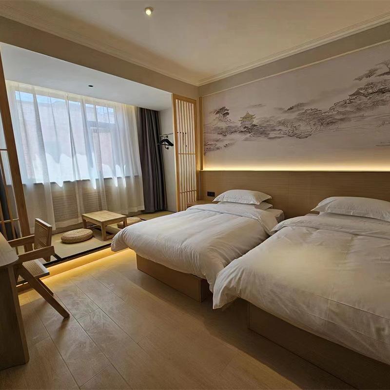Hotel Furniture Standard Room Full Set Customized Guest Room Apartment Five Queen Bed B&B Double Bed All Season Hotel Bed
