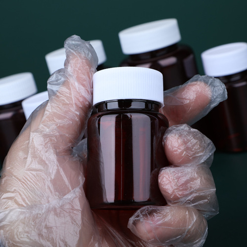 30 50 100 ml transparent plastic bottles with caps and sealed bottles, empty sample large mouth bottles manufacturer wholesale