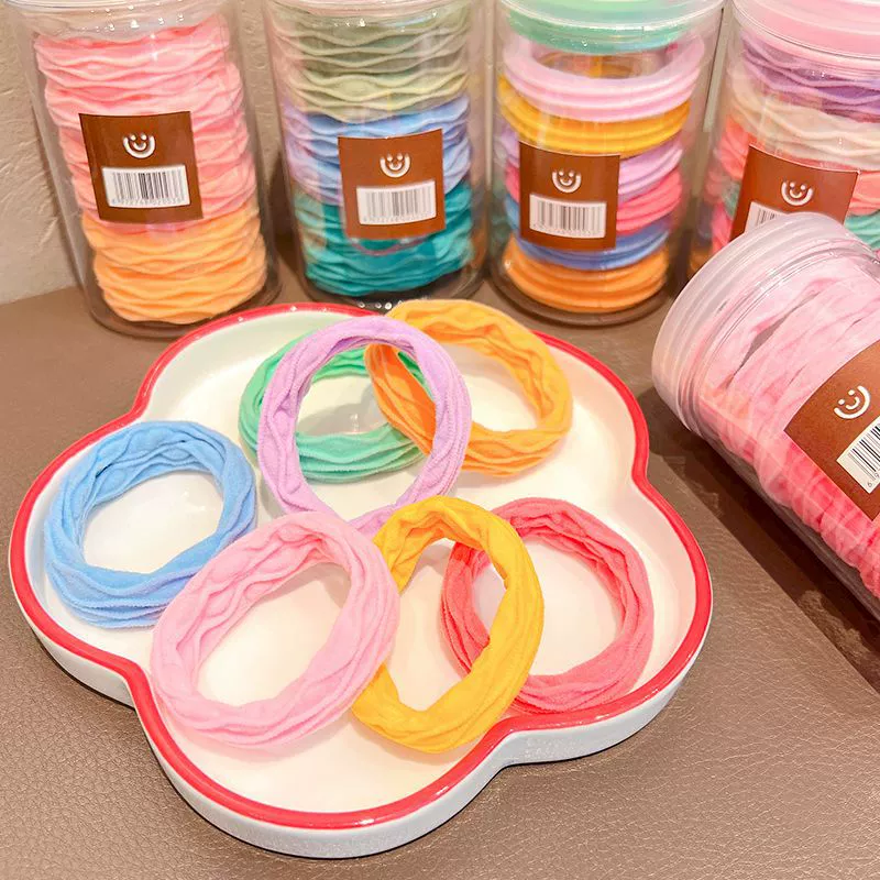 Children's elastic hair rope, ponytail, hair accessory
