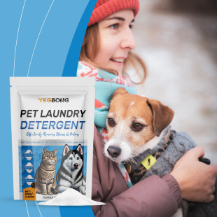 Yegbong Pet Laundry Powder Deodorizing Deodorizing Deep Cleaning Stains Pet Laundry Powder Decontamination Powder