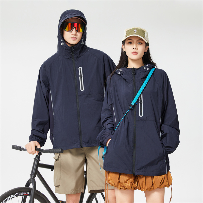 Ropa de protección solar de montaña para mujer UPF100 ropa de piel de almacenamiento ligera para exteriores, gasa original, ropa de protección solar transpirable fresca para hombres
