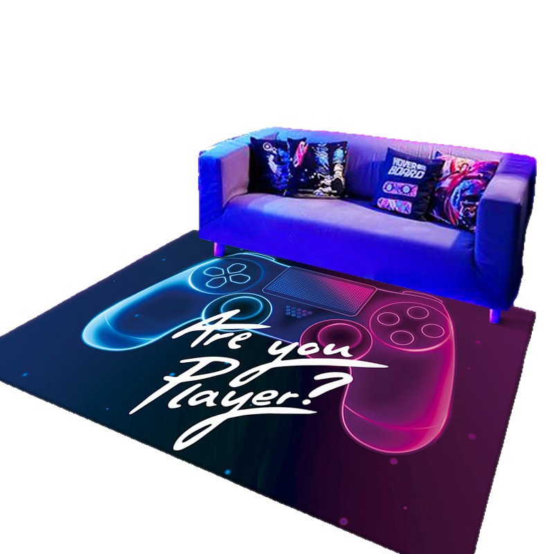 Máquina de juego de deportes electrónicos transfronteriza Alfombra sala de estar Alfombra resistente a la suciedad, resistente al desgaste y fácil de cuidar