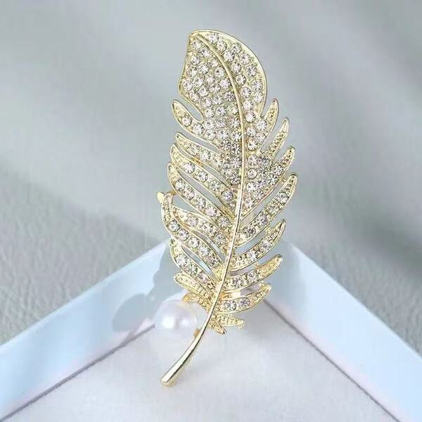 Fashionable universal transparent brooch