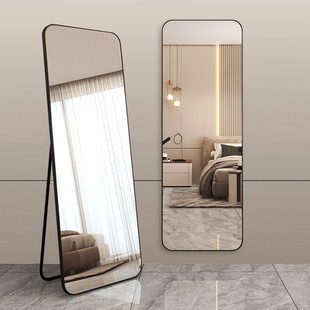 Full-length Mirror, Floor-standing Mirror, Home Wall-mounted Wall-mounted Internet Celebrity Girl's Bedroom Makeup Wall-mounted Stereo Fitting Mirror